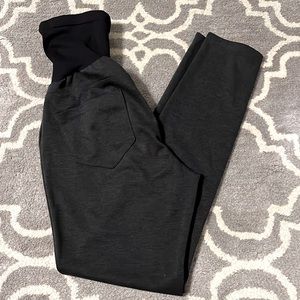 Motherhood Maternity dark grey secret fit belly pants